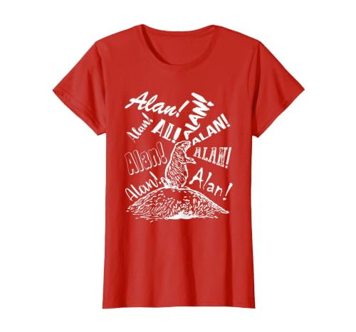 Prairie Dog Calling Al Allen Alan Viral T-Shirt, Women, Red, X-Large