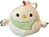 Squishmallow Official Kellytoy Easter Squad Squad Squishy Soft Plush Animal 3.5 inch clip with Todd Chicken Bandana