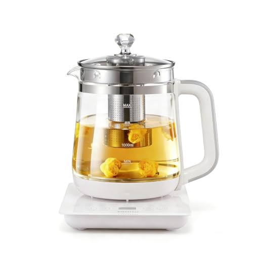 Yalulu Electric Kettle 1.8L with Smart Functions & Infuser