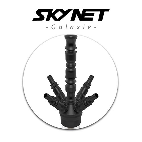 Skynet® Galaxie Shisha Set Hookah 65 cm + Zubehör | Wasserpfeife Komplett Set Molassefänger Hygienemundstücke Schlauch… – Bild 3