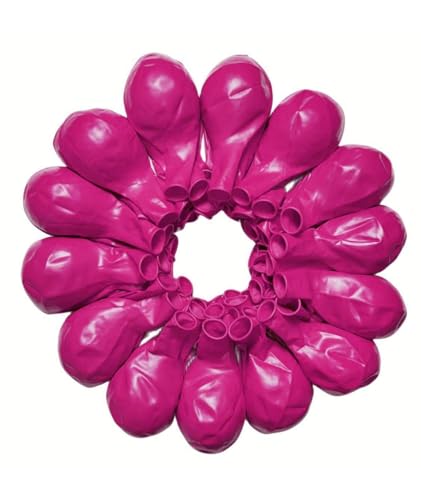 Image of 90 Pack Hot Pink Balloons 18 inch Hot Pink Latex Party big Balloon Bulk for Various Party Events Decorations