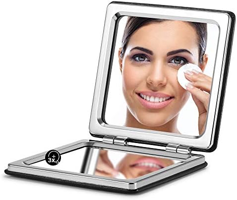 OMIRO Compact Mirror with 3x/1x Magnification, 2.8" Pocket Mirror