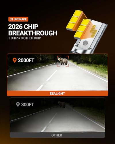 Image of πππ Headlight Bulbs, 64000LM Cool White 6500K, 9008 LED Bulbs, Pack of 2