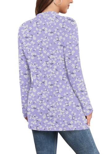 Image of Yincro Womens Lightweight Cardigan Long Sleeve Open Front Casual Sweater Cardigans with Pockets