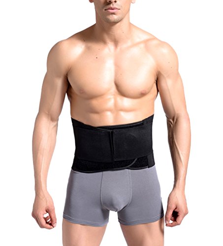 EUBUY Lower Back Brace for Men Women - Adjustable Breathable Compression Waist Training Trainer Body Shaper - Unisex Lumbar Support Belt for Lower Back Pain, Heavy Duty Lifting,Lenght 41.3 Inch