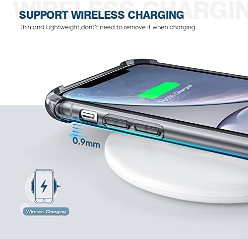 ORIbox iPhone XR Matte Case - Translucent Black, Shock-Absorbent, TPU & Polycarbonate