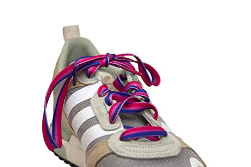Pride.Direct® Bisexuelle Schnürsenkel | BI | BI Flagge | LGBTQ Accessoires | Pride Merch für Bisexuelle Party | Bisexuelle Deko für dein CSD Pride Outfit