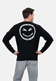 KEY LARGO Męska bluza Kltrip Round, Black (1100), 3XL