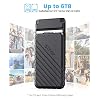 ORICO 2.5 inch USB C Hard Drive Enclosure USB 3.1 Gen 1 to SATA III External Hard Drive Case for SSD HDD 9.5 7mm Tool-Free with UASP, Black (25PW1-C3)