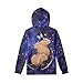Ozuxouey Fashion Hoodies & Sweatshirt for Girls 8T-10T Capybara Long Sleeve Shirt Pullover Hooded Sweatshirt Galaxy Space Workout Sports Yoga Hoodie with Pocket Comfy Fall Outfits