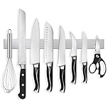 Smart&Cool Magnetic Knife Holder - 40CM (15.75 inch) Self Adhesive Stainless Steel Magnetic Knife Strip Rack for Wall Secure, Easy Storage Kitchen Utensil Tools