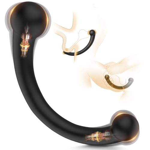 BEISAR Vibrating Prostate Massager Stick, Butt Plug Adult Anal Toys Male Sex Toys for Men Beginner Experienced User Women Sex Toy with 10 Vibrating Anal Vibrator Plug G Sopt Dildo Wand for Couples