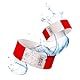 Einlassbänder aus Tyvek ohne Aufdruck 19 x 255 mm - 1000 Stück Party Eintrittsbänder - Selbstklebend und Wasserdicht Festival Armbänder - Club Bänder