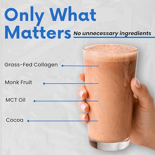 Image of Nutri11 NutriBreakfast by Nutrillermo /Keto Protein Collagen Powder with MCT Oil /MCT Oil Powder /Keto Collagen Peptides with Grass-Fed Bovine Collagen Type I & III (15.9, Chocolate)