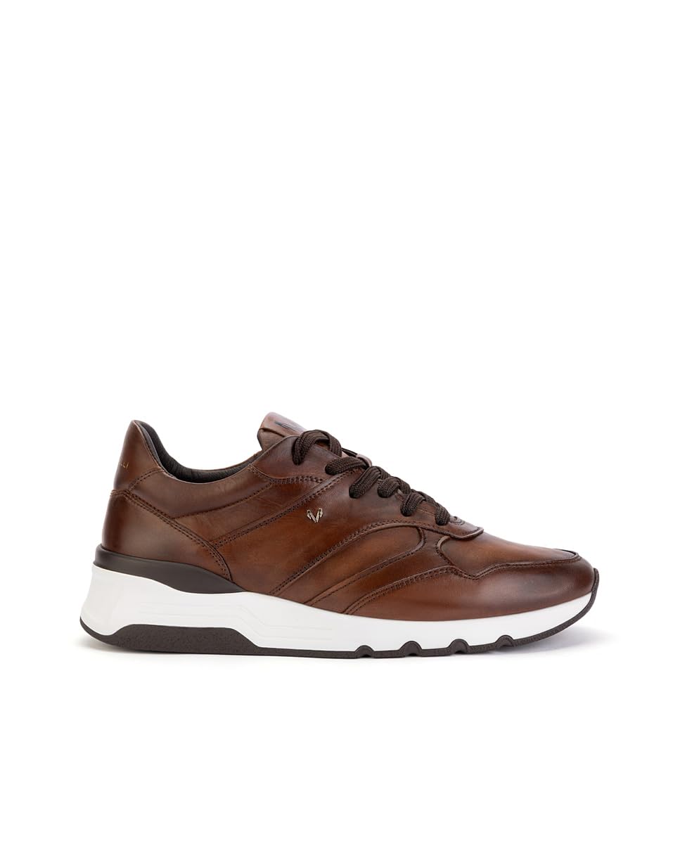 MARTINELLI Newport Deportivos Hombre | en Cuero | Cierre de Cordones | Talla EU 39-46