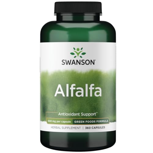 Swanson Alfalfa 500 Mg 360 Caps cover