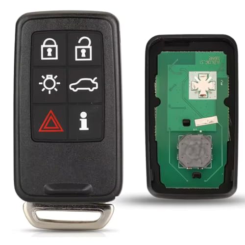 Télécommande 6 boutons Volvo S60 V60 XC60 XC70 puce PCF7945A boîtier clé électronique 434MHz