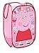 Superdiver Cesta Plegable Infantil de Tela con Asas - Peppa Pig I Cubos Organizador para Ropa y Juguetes (58x36x36) Cuarto de Niños I Contenedor Habitacion Niñas I Cesto Dormitorio Bebe