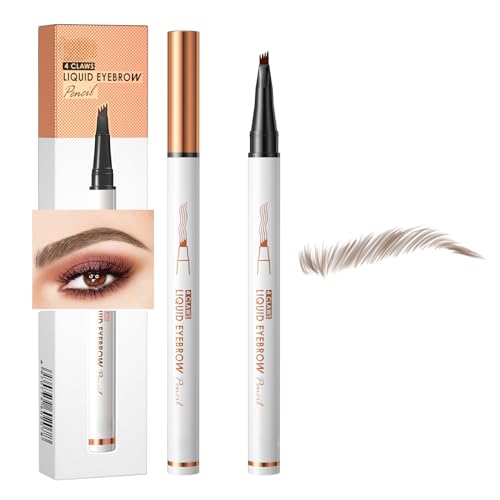 Yulinlon Q709 Brow Master – 4-Way Waterproof Eyebrow Pen for Effortless Brows (2#Dark Coffee)