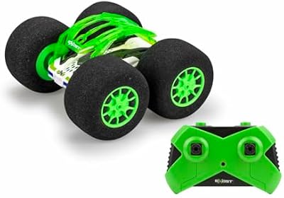 Exost Gyro Loop X Radio Control, 2, 4GHZ, con neumáticos de amortiguación óptima y Fabricados con Material de Espuma súper Ligeros, con Carcasa Protectoras extraíble y Luces en la carrocería Bizak