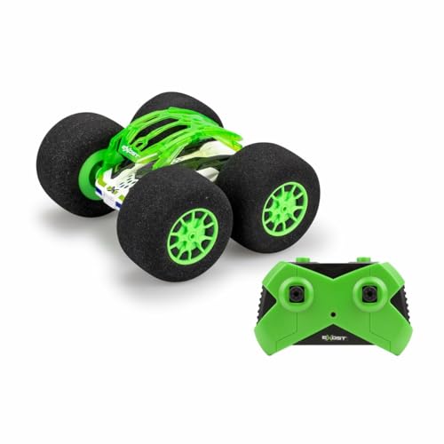 Exost Gyro Loop X Radio Control, 2, 4GHZ, con neumáticos de amortiguación óptima y Fabricados con Material de Espuma súper Ligeros, con Carcasa Protectoras extraíble y Luces en la carrocería Bizak