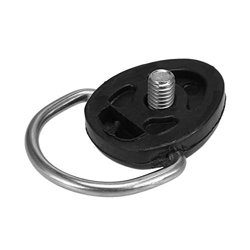 Fivela, Romacci 10 unidades Kayak Oval D Rings com kit de parafuso Deck Loop Montagem Kit de amarraç