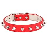 accesorios para perros pitbull guatemala 5 ojales de metal ajustables mantienen el collar de perro de cuero genuino en el tamaño correcto.