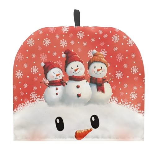 ZUXONGSY Funny Snowman Teapot Insulation Cover Cute Tea Cup Warmer Cozy Tea Kettle Cover for Table Tea Kettle Cover Teapot Cozy for Christmas Electric Tea Kettle Dust Cover for Kitchen Accessories