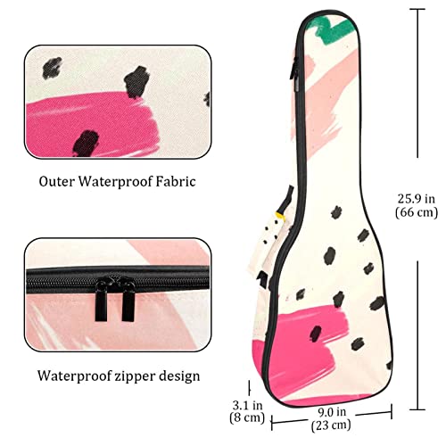 Housse ukulélé ténor rembourrée et sac à dos étanche de 53cm - 4