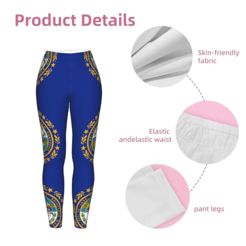 Leggings para mujer New Hampshire pantalones deportivos elásticos mallas gimnasio y running 6
