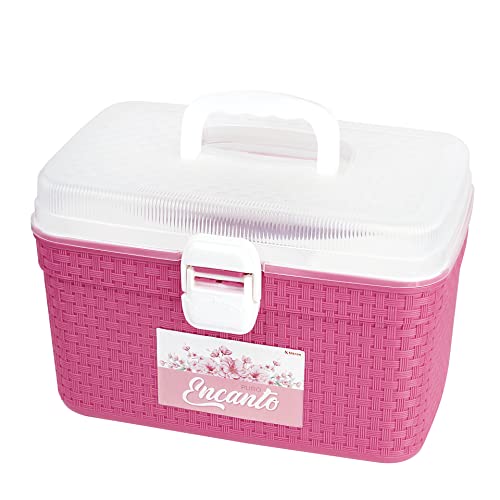 FRASQUEIRA RATTAN COLOR ROSA
