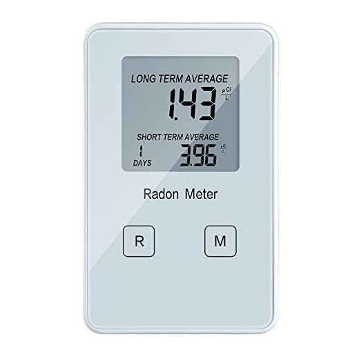 Funny Kitchen Home Radon Detector,Portable Radon Meter,Long and Short Term Monitor,Rechargeable Battery-Powered,Radon Test Kit