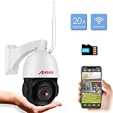 【5MP 20X Zoom】5MP Wireless Outdoor IP PTZ Camera, ANRAN 2K 1080P Home Security...