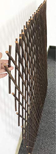 Glant Lattice Fence Willow Expandable Plant Climbing Lattices Trellis Fence,Open Screen Willow Fencing,Willow Expandable Trellis Fence (4) #TOP4