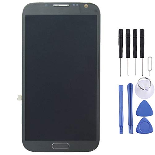 Écran pour Galaxy Note II N7105 tactile et LCD gris contre les fissures