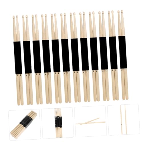 Baquetas Toddmomy de arce para principiantes y profesionales, 12 pares, ligeras y duraderas para jazz, práctica técnica y uso orquestal miniatura 6