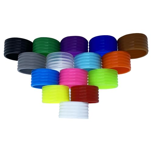 カスタムリングラケット保護 テニスラケット ハンドルオーバーグリップ プロテクターバンド ブ耐久性15個入り