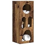 Couleur: Bois ancien Tomostar Buffet Cuisine, Armoire de Cuisine Meuble de Rangement Bois Ancien 40x35x100.5 cm Bois d\'ingénierie