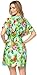 HAPPY BAY Women's Beach Cover Up Summer Hawaiian Swimwear XL-XXL Fern Pineapple