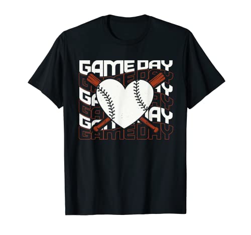 Baseball Game Day Repeat Softball Team Player Fans T-Shirt