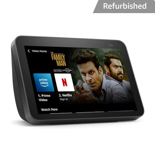 Certified Refurbished Echo Show 8 (1st gen) – Smart speaker with 8