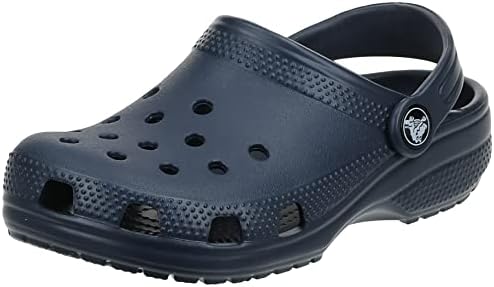 Crocs Unisex-Child Classic Clogs, Navy, 6 Toddler
