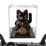 Fröhliche Schreibtisch-Dekoration, effiziente mobile Skulptur, ikonische orientalische Glücksdekoration mit Sockel, fröhliches Schreibtischplatten-Design für den erfolgreichen Gruß des Ladens
