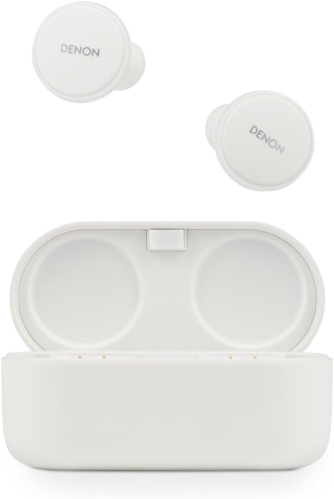 PerL Pro True Wireless Earbuds, Personalised Sound Profile, Noise Cancelling Earbuds, Water Resistant Earphones, with Built in Microphones and Long Battery Life - White