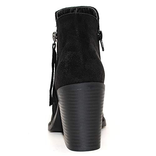TRENDSUP Women's Fashion Side Zipper Booties3