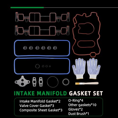 Image of Intake Manifold Gasket Set, for GMC C1500 /K1500 /P3500 / /Sierra 1500