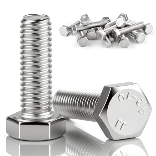 qjuwhua 10 Stück Sechskantschrauben M12x40mm 304 Edelstahl DIN 933 A2 V2A Schrauben Außensechskant Vollgewinde Maschinenschrauben Gewindeschrauben Rostfreier für Metall Holz Kunststoff Aluminium Stahl qjuwhua 10 Stück Sechskantschrauben M12x40mm 304 Edelstahl DIN 933 A2 V2A Schrauben Außensechskant Vollgewinde Maschinenschrauben Gewindeschrauben Rostfreier für Metall Holz Kunststoff Aluminium Stahl