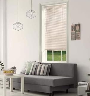 Alabaster Cordless Room Darkening 1 in. Vinyl Mini Blind for Window or Door - 30 in. W x 48 in. L. (Pack of 4)