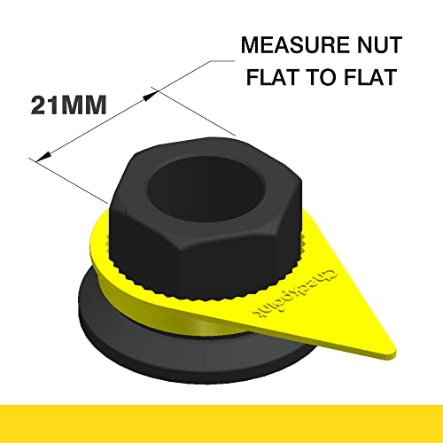 Image of Checkpoint 21 mm Wheel Nut Indicators Yellow - 48-Tooth Lug Nut Safety Indicators, Heat & Movement Detection for Commercial Trucks, Fleets & Trailers (100 Pack)