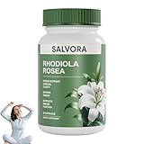 Salvora Rhodiola Rosea Capsules, 2026 Rhodiola-Rosea Extract, Salvora Rhodiola Rosea High Strength, 60 Vegan Caps, Natural Ingredients, Support for Reducing Stress, Promote Body Balance (1 Bottle)